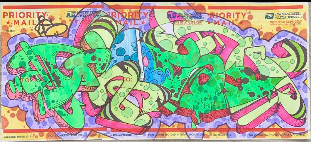 2025 GHOST CONNECTED PIECE STICKER # 67