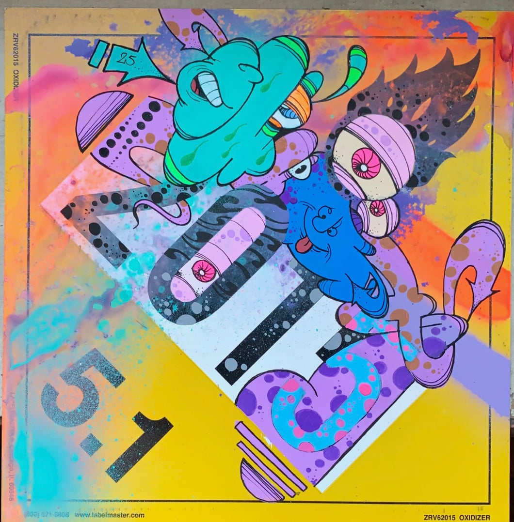 2025 GHOST FREIGHT/TRUCKING HAZMAT PLACARD 10 1/2 X 10 1/2 ACRYLIC # 26