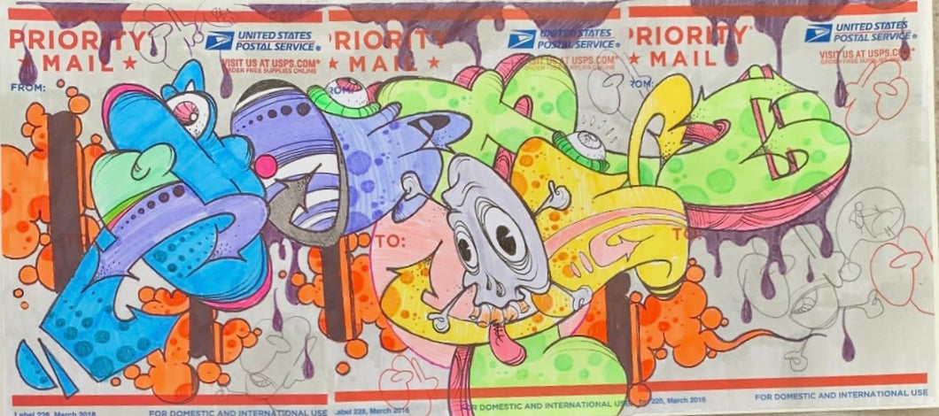 2025 GHOST CONNECTED PIECE STICKER # 63