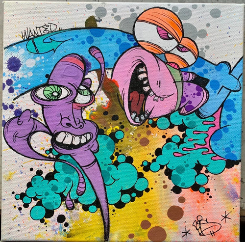 2026 GHOST ORIGINAL CANVAS (8X8) PIECE SERIES # 25