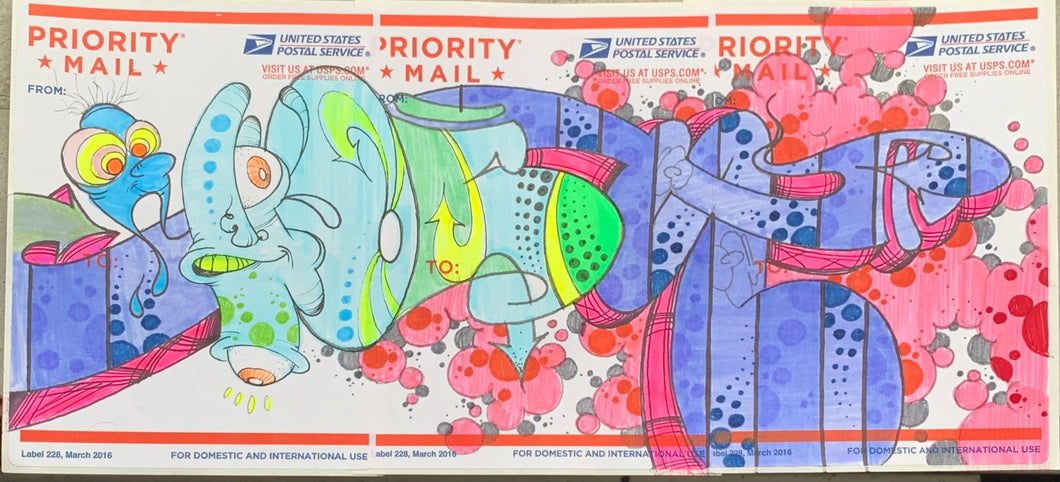 2026 GHOST CONNECTED PIECE STICKER # 57