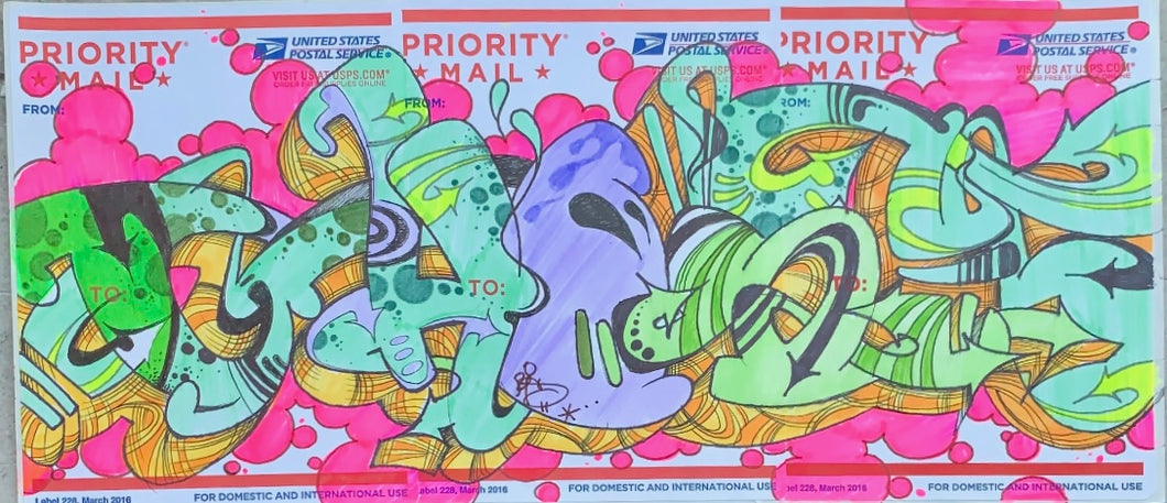 2025 GHOST CONNECTED PIECE STICKER # 55