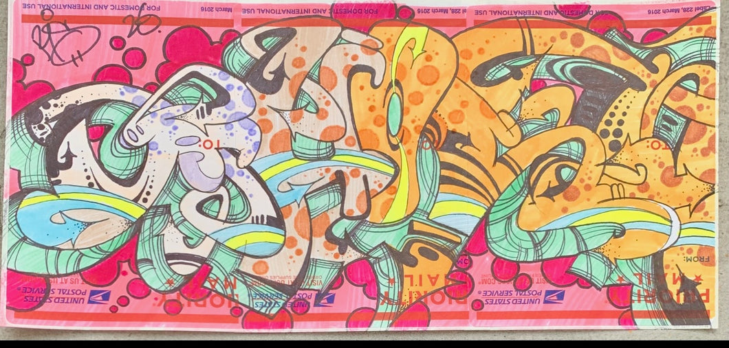 2025 GHOST CONNECTED PIECE STICKER # 68