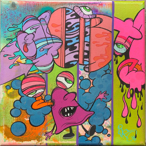 2026 GHOST ORIGINAL CANVAS (8X8) PIECE SERIES # 22