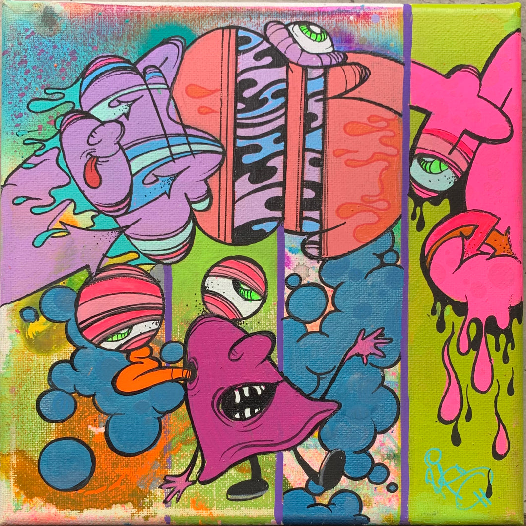 2026 GHOST ORIGINAL CANVAS (8X8) PIECE SERIES # 22