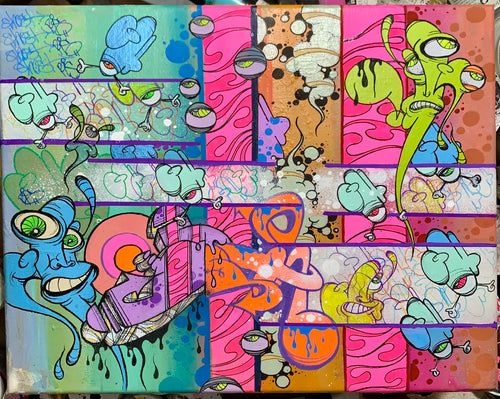 2026 GHOST ORIGINAL CANVAS (11X14) PIECE SERIES # 20