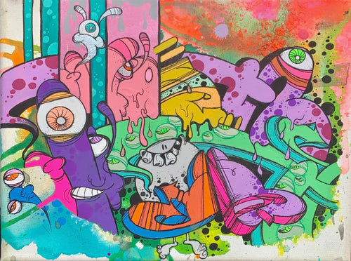 2026 GHOST ORIGINAL CANVAS (9X12) PIECE SERIES # 20