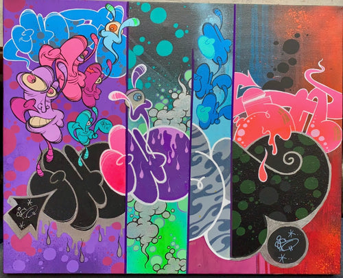 2025 GHOST WILD STYLE THROW CANVAS 18 X 20 # 1