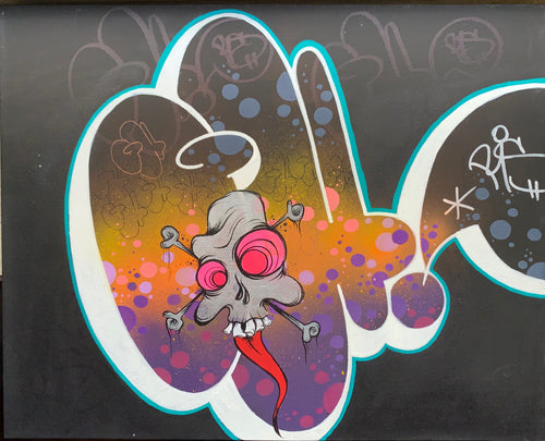 2025 GHOST “GH” THROW COLOR LIMTED EDTION CANVAS  16 X 20 # 2