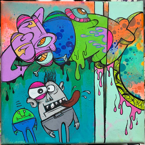 2026 GHOST ORIGINAL CANVAS (8X8) PIECE SERIES # 20