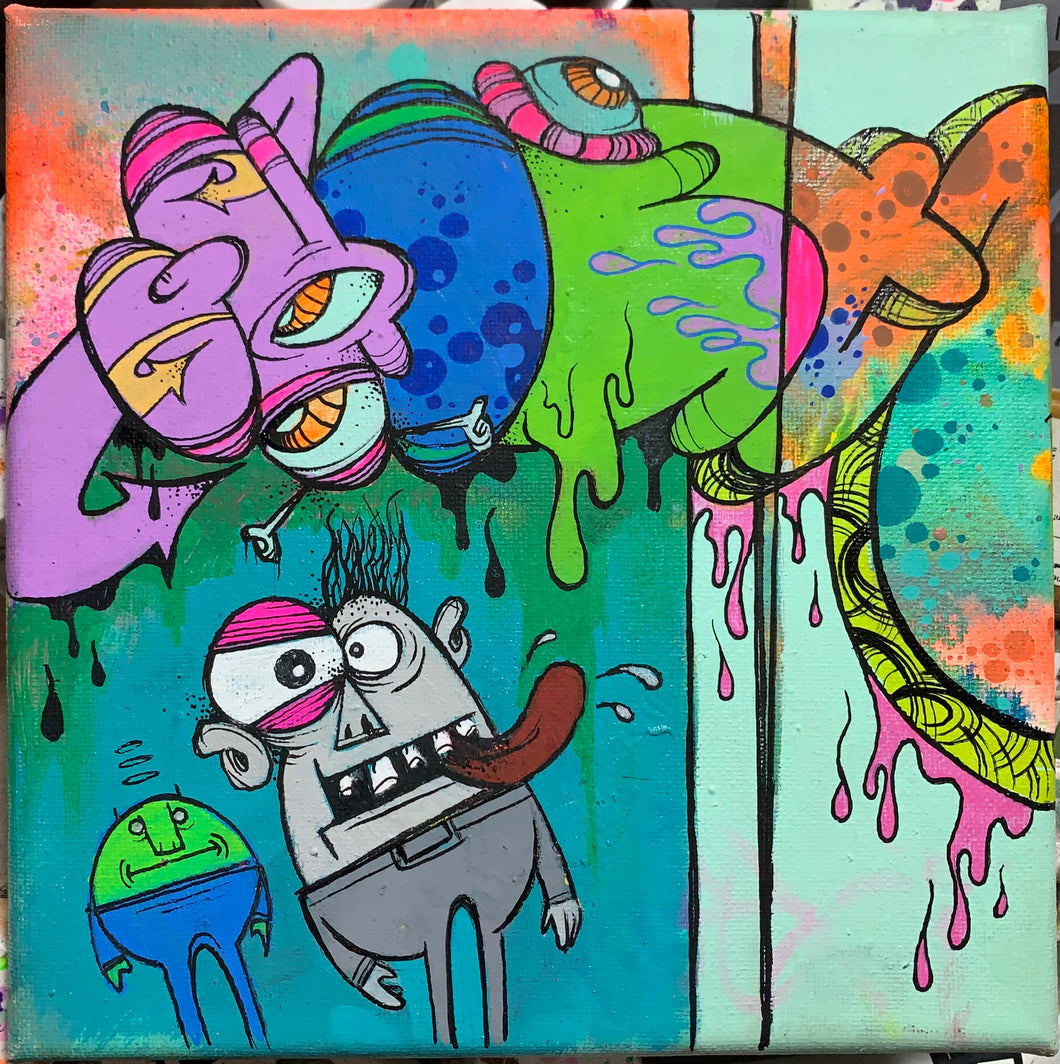 2026 GHOST ORIGINAL CANVAS (8X8) PIECE SERIES # 20