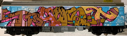 GHOST NYC SUBWAY TRIAN PAINTED ACRYLIC # 4 2025