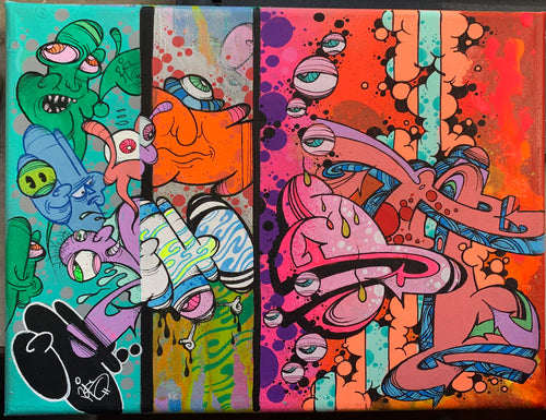 2026 GHOST ORIGINAL CANVAS (9X12) PIECE SERIES # 6