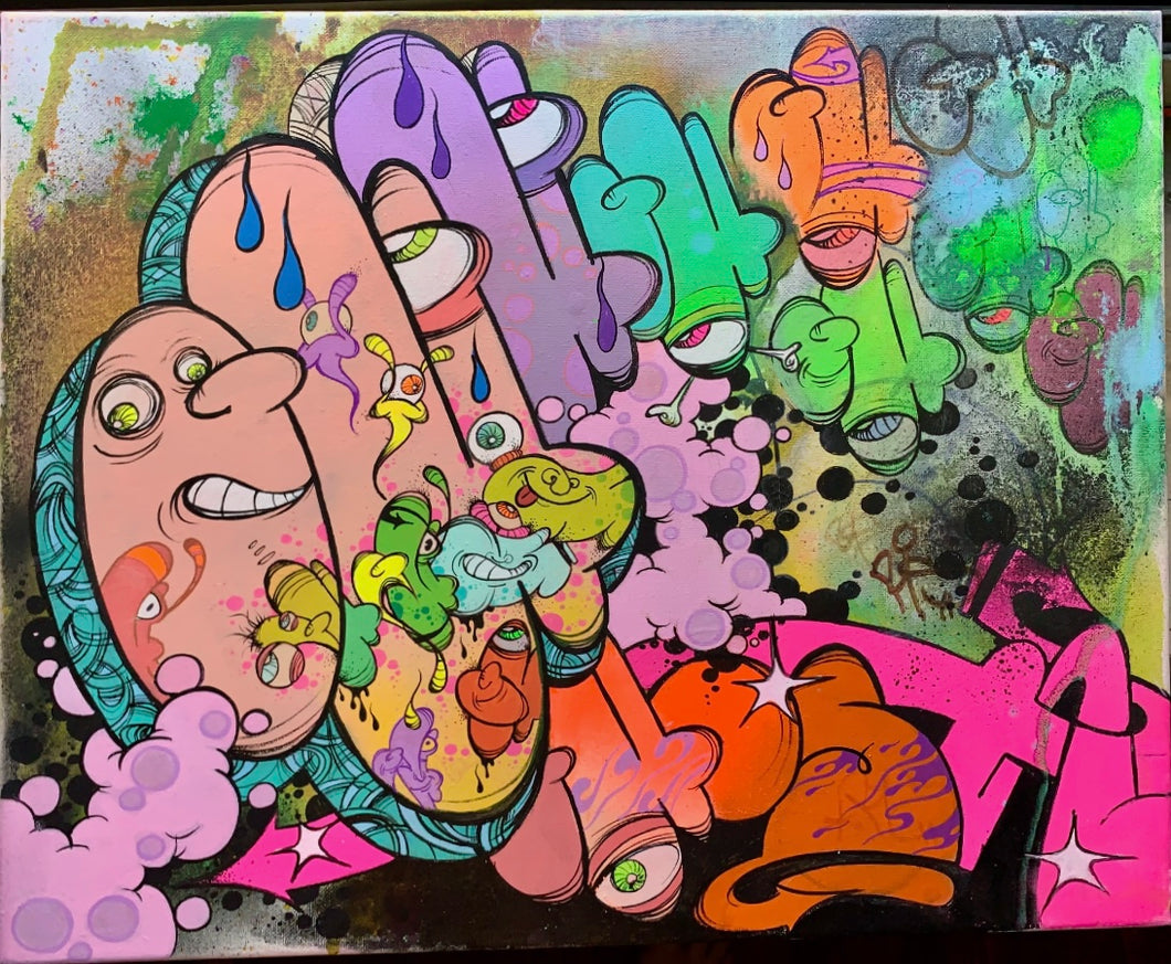 2026 GHOST ORIGINAL CANVAS (16X20) PIECE SERIES # 31