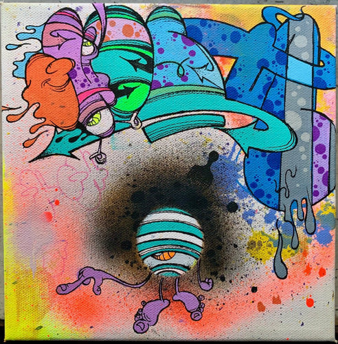 2026 GHOST ORIGINAL CANVAS (8X8) PIECE SERIES # 24