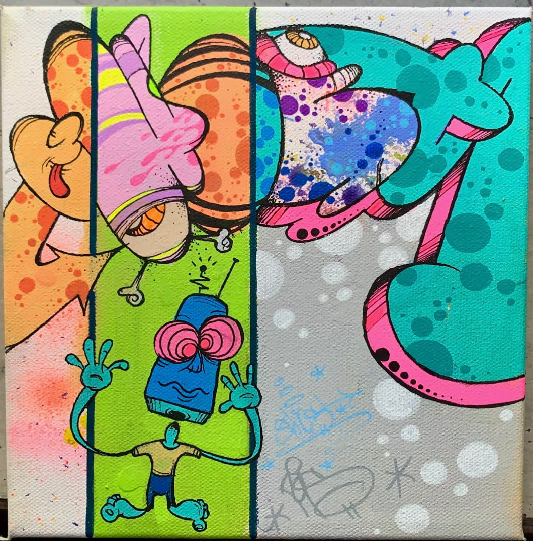 2026 GHOST ORIGINAL CANVAS (8X8) PIECE SERIES # 28