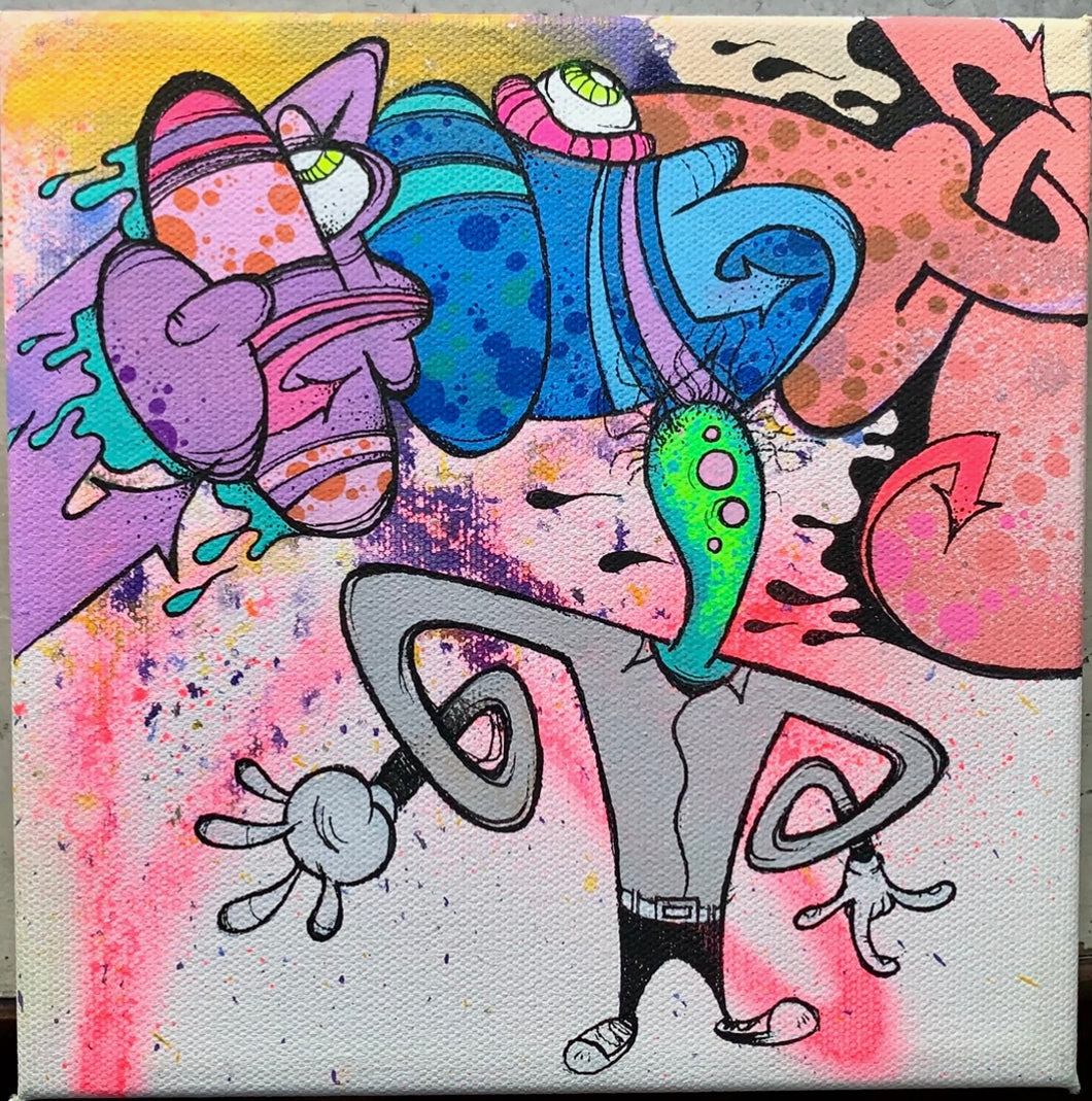 2026 GHOST ORIGINAL CANVAS (8X8) PIECE SERIES # 27