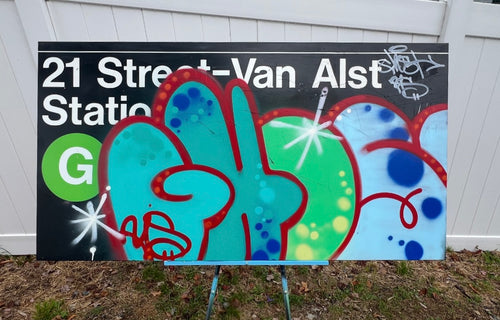 2026 GHOST PAINTING 60”X32” ON ORIGINAL MTA 