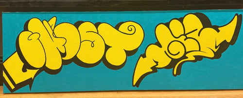 2025 GHOST & GIZ LIMTED EDTION CANVAS  10 X 30 # 5