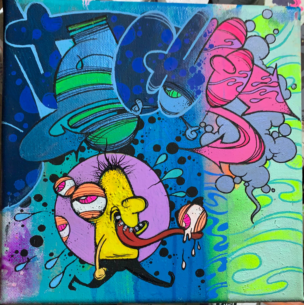 2026 GHOST ORIGINAL CANVAS (8X8) PIECE SERIES # 21