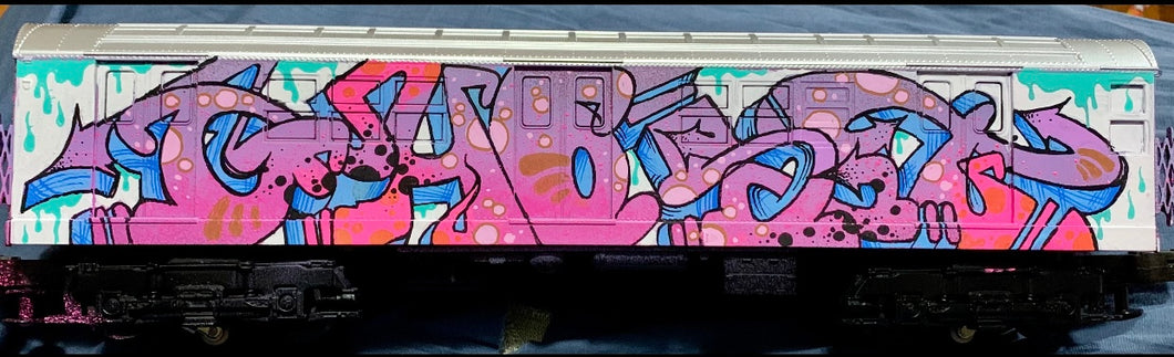 GHOST NYC SUBWAY TRIAN PAINTED ACRYLIC # 11 2026