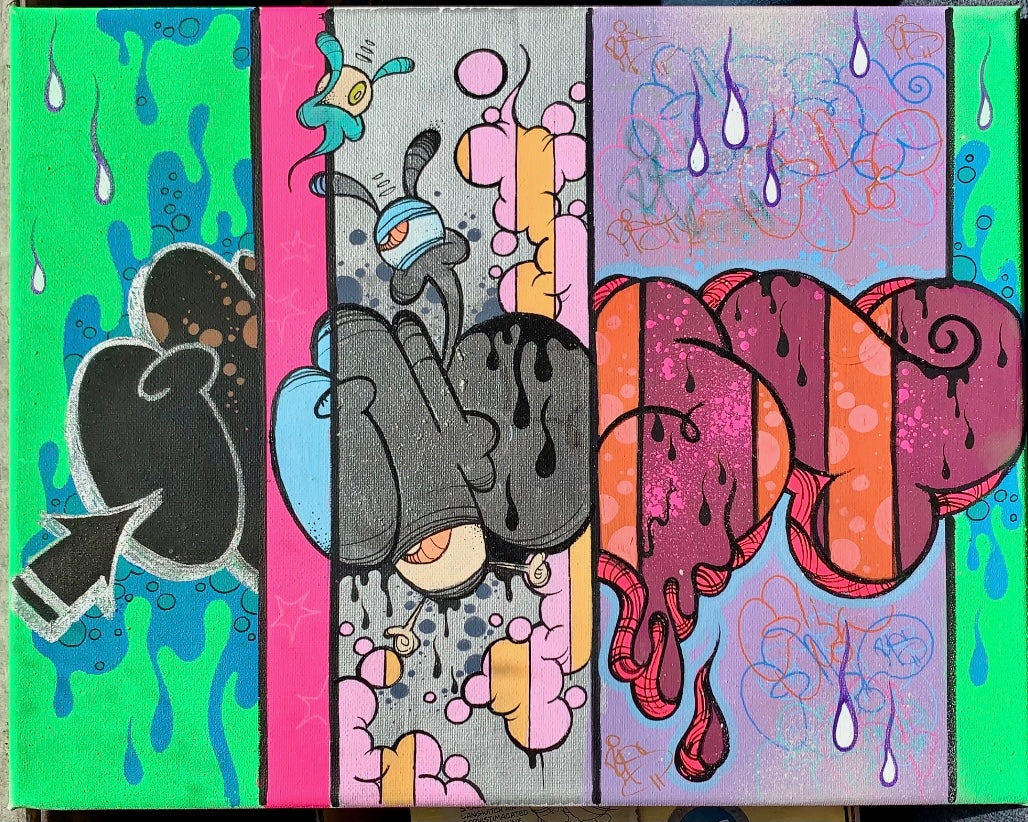 2026 GHOST ORIGINAL CANVAS (11X14) PIECE SERIES # 5