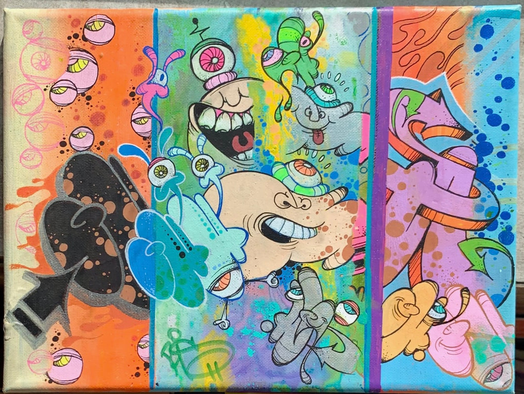 2026 GHOST ORIGINAL CANVAS (9X12) PIECE SERIES # 1