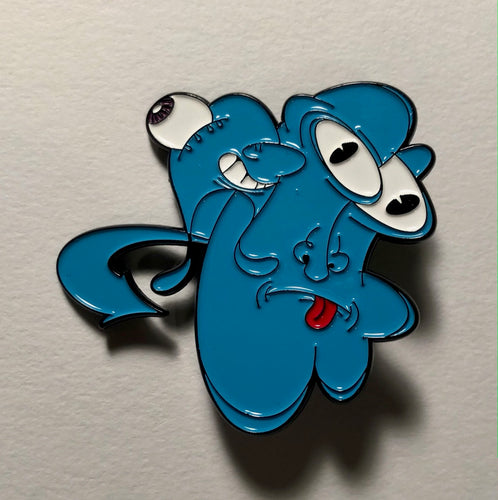 GHOST FUNKY FACE THROW PIN 